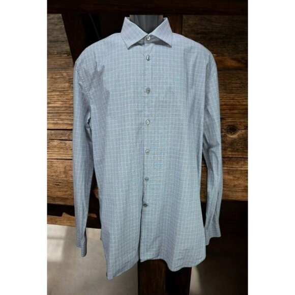 John Varvatos Mens Slim Fit Long Sleeve Dress Shirt 17-36/37 - Picture 1 of 7